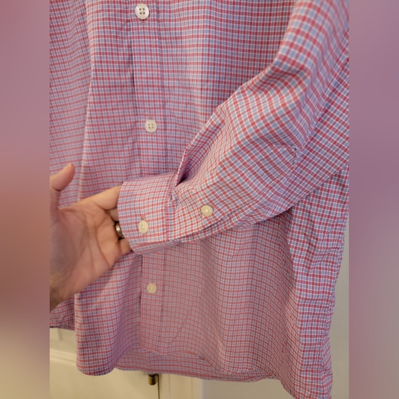 Vineyard Vines Performance Whale Shirt Boys Size Medium 12-14 Button Down Polo - Picture 7 of 10